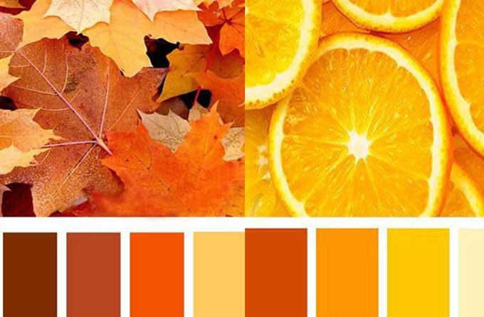 رنگ نارنجی در طراحی گرافیک