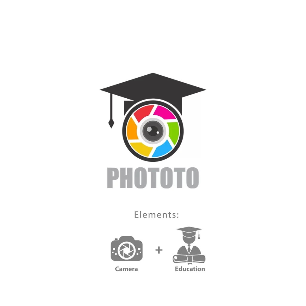 طراحی لوگو اپلیکیشن فتوتو Phototo app
